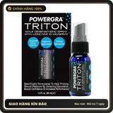 (Che Tên) Xịt Mỹ Giúp Kéo Dài Thời Gian Cho Nam Powergra Triton 30ML Giao Nhanh Toàn Quốc
