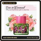 (Che Tên) Nước Hoa Vùng Kín Foellie Hồng Xanh - Hương Hoa Hồng Damask Sang Trọng, Khử Mùi Tối Ưu Dành Cho Phái Đẹp 5ml Hộp Trắng Kín
