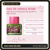 (Che Tên) Nước Hoa Vùng Kín Foellie Hồng Xanh - Hương Hoa Hồng Damask Sang Trọng, Khử Mùi Tối Ưu Dành Cho Phái Đẹp 5ml Hộp Trắng Kín