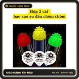 (Che Tên) Hộp 2 Cái Bao cao su gân gai bi râu chôm chôm, tăng kích thích, kéo dài thời gian Chuẩn Auth