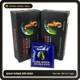 (Che Tên) Bao cao su Cá Ngựa Double Safe LONG SHOCK - Hộp 12 cái Giao Nhanh Toàn Quốc