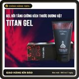 (Che Tên) Titan Gel cho nam giới của Nga - Hàng Mới Về - sạc USB, rung êm không tiếng động, chất liệu an toàn cho da