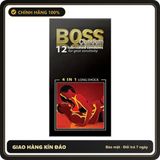 (Che Tên) Bao cao su Boss 4 in 1 Long Shock có gai gân Bảo Mật Tuyệt Đối