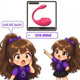 (Che Tên) Trứng rung tình yêu Vibrator 10 chế độ, điều khiển App Bảo Mật Tuyệt Đối
