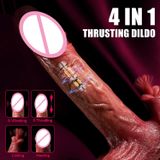 Dương Vật Giả RRung Thụt Sưởi Ấm Điều Khiển Từ Xa: Thân Thon 3.3cm, Ấm Trước Khi Chạm