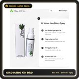 (Che Tên) Xịt Vimax Men Delay Spray hỗ trợ kéo dài thời gian - Hàng Mới Về