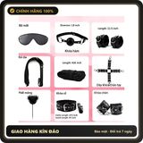 (Che Tên) Bộ dụng cụ roi da hỗ trợ BDSM Yeain Hỗ Trợ 24/7 - sạc USB, rung êm không tiếng động, chất liệu an toàn cho da