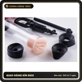 (Che Tên) Máy tập Penis Pump MEN cho nam Hộp Trắng Kín - sạc USB, rung êm không tiếng động, chất liệu an toàn cho da