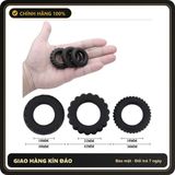 (Che Tên) Set 3 vòng đeo Baile Titan cho nam hỗ trợ kéo dài cuộc yêu Hộp Trắng Kín