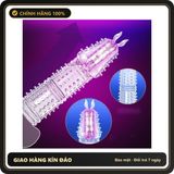 (Che Tên) Bao Cao Su Đôn Dên Trong Suốt Có Gai Và Rung Hộp Trắng Kín