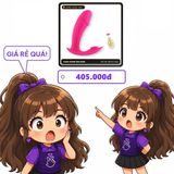 (Che Tên) Trứng Rung Điều Khiển Từ Xa Hình DV Cho Nữ Cao Cấp Bảo Đảm