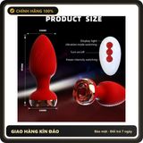 (Che Tên) Máy Rung Rose Anal Light Up Cho Nữ Giới Thăng Hoa Cao Cấp Bảo Đảm