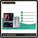 (Che Tên) MaxMan 3800mg – Viên Uống Tăng Cường Sinh Lý Nam Giới Vượt Trội Hỗ Trợ 24/7