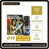 (Che Tên) Kích Thích Nữ D10 Dạng Nước Chính Hãng – Giải Pháp Tăng Ham Muốn Hiệu Quả Giao Nhanh Toàn Quốc