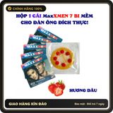 (Che Tên) 10 Cái Bao Cao Su 7 Bi Nổi Lớn MAXXMEN – Tăng Cường Khoái Cảm Và Thời Gian Quan Hệ Chuẩn Auth