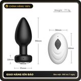 (Che Tên) Phích Cắm Hậu Môn Silicon 10 Kiểu Rung – Điều Khiển Từ Xa Giao Nhanh Toàn Quốc