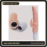 (Che Tên) Dương Vật Giả Rung 1 Pin Silicon Mềm – 22cm Giống Thật, Cảm Giác Mới Lạ Ngập Tràn - Hàng Mới Về