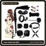 (Che Tên) Set BDSM 10 Món Chuẩn 50 Sắc Thái – Phụ Kiện Tinh Tế, Cảm Giác Mới Lạ Ngập Tràn Hộp Trắng Kín