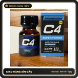 (Che Tên) Popper C4 Blue 10ml Chính Hãng PWD Mỹ - Kích Thích Cực Mạnh Cho Top Bot Cao Cấp Bảo Đảm