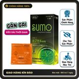 (Che Tên) Bao Cao Su Gai SUMO Nhật Bản 4in1 Hộp 12 Chiếc - Siêu Mỏng, Nhiều Gel, Kéo Dài Thời Gian Chinh Chiến Chuẩn Auth