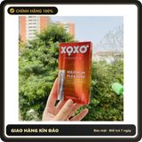 (Che Tên) Bao Cao Su XOXO Nhật Bản Hộp 10 Chiếc - Chất Liệu Polyurethane Siêu Mỏng, Gân Gai Kích Thích Tột Đỉnh Hộp Trắng Kín