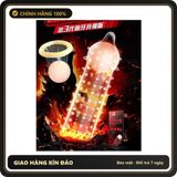 (Che Tên) Bao Cao Su ELASUN XXXL Gai Xung Quanh – Combo Hộp 10 Cái Tặng Kèm 1 Bi Lớn 3cm Tăng Kích Cỡ, Kích Thích Tột Đỉnh Hộp Trắng Kín