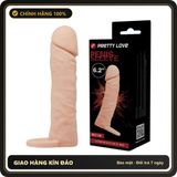 (Che Tên) Bao Cao Su Đôn Dên Pretty Love Penis Sleeve 6.2 Inch – Silicon Cao Cấp Siêu Mềm, Tăng Kích Thước & Kéo Dài Thời Gian (Hộp 1 Cái) Hỗ Trợ 24/7