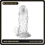 (Che Tên) Bao Cao Su Đôn Dên Gai Khủng Brave Man – Tăng Kích Thước 4cm, Tích Hợp Rung Đầu Kích Thích Sâu & Kéo Dài Thời Gian (Hộp 1 Cái) Hộp Trắng Kín