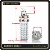 (Che Tên) Bao Cao Su Đôn Dên Bi Voi Thái Lan – Silicon Cao Cấp, Đôn Dài 3cm & Tăng Kích Cỡ, Tái Sử Dụng Nhiều Lần (Hộp 1 Cái) - Hàng Mới Về