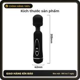 (Che Tên) Máy Massage Điểm G Power Wand 12 Chế Độ – Trục Lò Xo Bẻ Cong Linh Hoạt, Silicone Y Tế Cao Cấp (Tặng Kèm 2 Đầu Phụ) Giao Nhanh Toàn Quốc