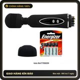 (Che Tên) Máy Massage Điểm G Power Wand 12 Chế Độ – Trục Lò Xo Bẻ Cong Linh Hoạt, Silicone Y Tế Cao Cấp (Tặng Kèm 2 Đầu Phụ) Giao Nhanh Toàn Quốc