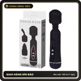 (Che Tên) Máy Massage Điểm G Power Wand 12 Chế Độ – Trục Lò Xo Bẻ Cong Linh Hoạt, Silicone Y Tế Cao Cấp (Tặng Kèm 2 Đầu Phụ) Giao Nhanh Toàn Quốc