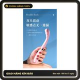 (Che Tên) Máy Massage Xung Động Kép Vannessa – 10 Chế Độ Rung Đa Tần, Silicon Y Tế Cao Cấp, Chống Nước Tuyệt Đối (Dài 20cm) Cao Cấp Bảo Đảm