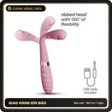 (Che Tên) Máy Massage Xung Động Kép Vannessa – 10 Chế Độ Rung Đa Tần, Silicon Y Tế Cao Cấp, Chống Nước Tuyệt Đối (Dài 20cm) Cao Cấp Bảo Đảm