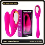 (Che Tên) Trứng Rung 2 Đầu Dáng Chữ C Cao Cấp – Tích Hợp Điều Khiển Từ Xa / Qua App (10 Tần Số Rung) Hộp Trắng Kín