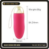 (Che Tên) Trứng Rung Không Dây Remote Jump Egg Vibrator 10 Chế Độ – Hãng Mannuo Chính Hãng (Chống Nước, Kích Thích Điểm G) - Hàng Mới Về