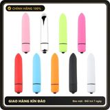 (Che Tên) Máy Massage Thâm Quầng Mắt Mini Bullet Massager Cao Cấp Hình Viên Đạn Đa Tần Số (Dùng Pin AAA) Hộp Trắng Kín