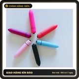 (Che Tên) Máy Massage Thâm Quầng Mắt Mini Bullet Massager Cao Cấp Hình Viên Đạn Đa Tần Số (Dùng Pin AAA) Hộp Trắng Kín