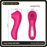 (Che Tên) Máy Bú Hút Điểm G Âm Đạo Electric Sucking Massager 7 Chế Độ – Sạc Nam Châm Chống Nước (Chất Liệu Silicon Y Tế) - Hàng Mới Về