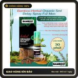 (Che Tên) Xịt Kéo Dài Thời Gian Bamboo Herbal Organic 5ml – Thảo Mộc Thiên Nhiên USA Không Nóng Rát Giao Nhanh Toàn Quốc
