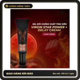 (Che Tên) Gel Bôi Virgin Star Power+ Delay Cream – Ngọn Đuốc Thắp Sáng Cực Khoái Bảo Mật Tuyệt Đối
