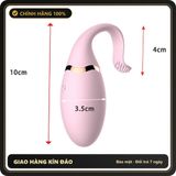 (Che Tên) Trứng rung tình yêu điều khiển từ xa rung siêu mạnh,sạc điện, chống thấm nước Giao Nhanh Toàn Quốc