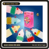 (Che Tên) Bao cáo su rumbo gái hộp 6 cái với 6 mẫu khác nhau 607465 Hộp Trắng Kín