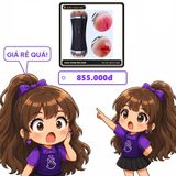 (Che Tên) Âm đạo giả 2 đầu Jiuai Luba cao cấp rung rên kích thích [đổi tên khi giao] Hộp Trắng Kín