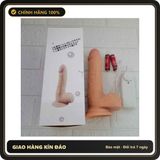 (Che Tên) Dương vật giả JB Korea có rung cao cấp mềm mại, gân guốc có bìu và đế hít đất Chuẩn Auth