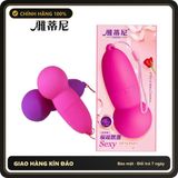 (Che Tên) Trứng rung tình yêu Silicone ABS 1 pin kiểu dáng hồ lô kích thích nữ [đổi tên khi giao] Bảo Mật Tuyệt Đối
