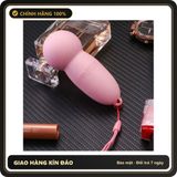 (Che Tên) Trứng rung tình yêu Silicone ABS 1 pin kiểu dáng hồ lô kích thích nữ [đổi tên khi giao] Bảo Mật Tuyệt Đối