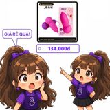 (Che Tên) Trứng rung tình yêu Silicone ABS 1 pin kiểu dáng hồ lô kích thích nữ [đổi tên khi giao] Bảo Mật Tuyệt Đối