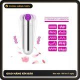 (Che Tên) Máy rung mát xa điểm G cao cấp Roselex Mini Vibrator 10 kiểu rung kích thích tột đỉnh [đổi tên khi giao] Hộp Trắng Kín
