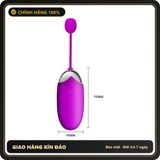 (Che Tên) Trứng rung cao cấp Pretty Love Abner tích hợp app điện thoại điều chỉnh 12 chế độ [đổi tên khi giao] Cao Cấp Bảo Đảm